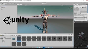 Demon Fighter 3d character UNITY