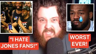 THE MMA GURU EXPLAINS WHY HE DESPISES JON JONES FANS & WHY THEY ARE THE WORST FANBASE IN MMA!