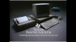 Celebrity 1983 Texas Instrument Computer Commercial Profile