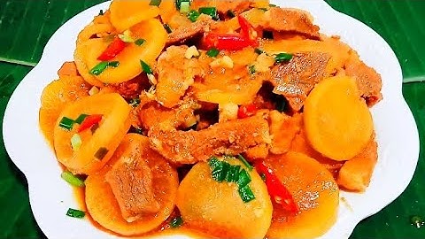 Thịt Heo Kho Củ Cải Trắng Thấm Vị Ngon Cơm