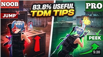🔥99 9% Useful tips for tdm close combat | Best tdm 1V1 tips and tricks (BGMI/PUBG)