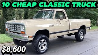 New Driver Cool Budget: 10 Classic Trucks For Sale Under $8,600