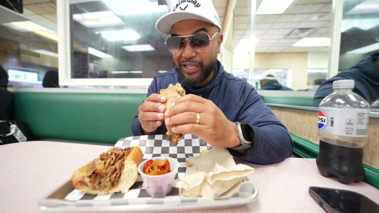 WOW! A Cooper Sharp Cheesesteak Detroit-Style Pizza...
