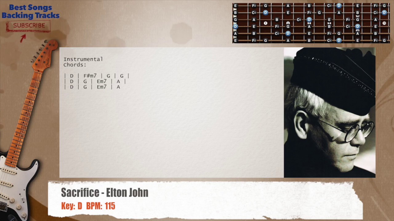 Download Elton John 'Sacrifice' Sheet Music, Chords & Lyrics