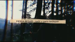 FIERSA BERSARI - NADIR x GARIS TERDEPAN (MEDLEY) cover ANNG ~PEMUDA LOKAL