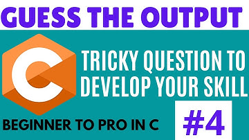 Guess the output | C Programming | Tech Projects