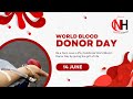 Give life give blood  world blood donor day  nazeer hospital