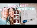 TELLING FAMILY & FRIENDS WE'RE PREGNANT | Pregnancy announcement