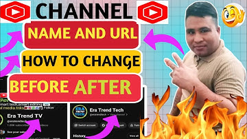 🔥 How to Change YouTube Channel Name & URL | युट्युब नाम र लिंक कसरी Change गर्ने ? #tech #trending 