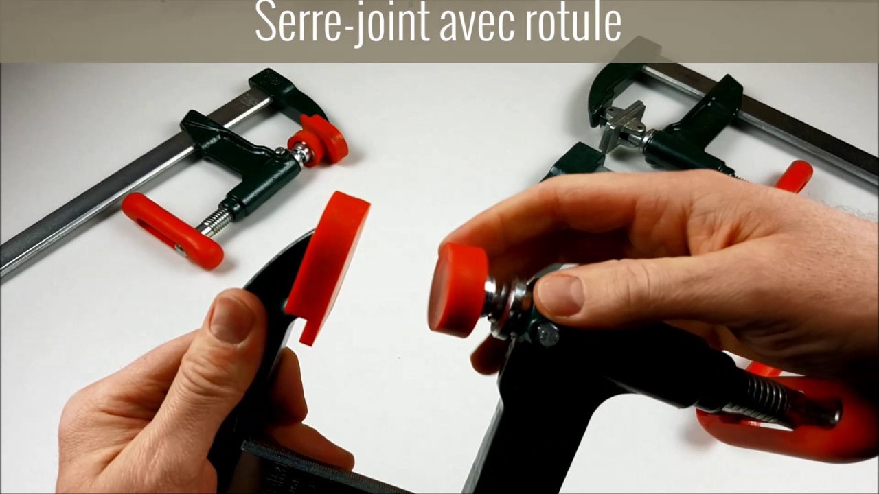 Serre-joint à pompe saillie 150 mm section 40 x 10 mm L. 3000 mm - 150.410.