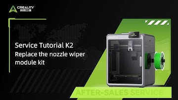 Service Tutorial K2 Replace the nozzle wiper module kit