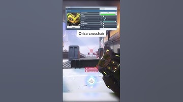 BEST ORISA CROSSHAIR IN OVERWATCH 2 #shorts