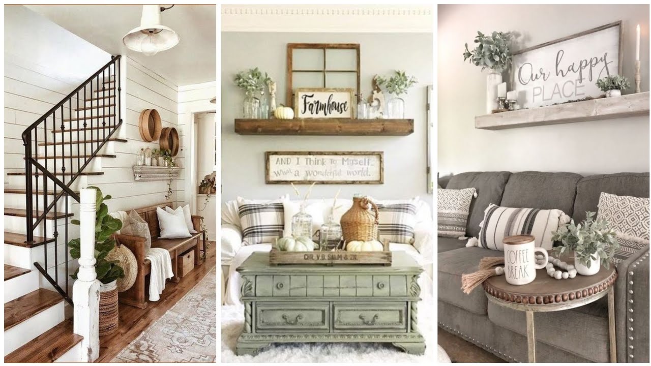 Adorable Farmhouse interior decoration ideas. Elegant Farmhouse ...