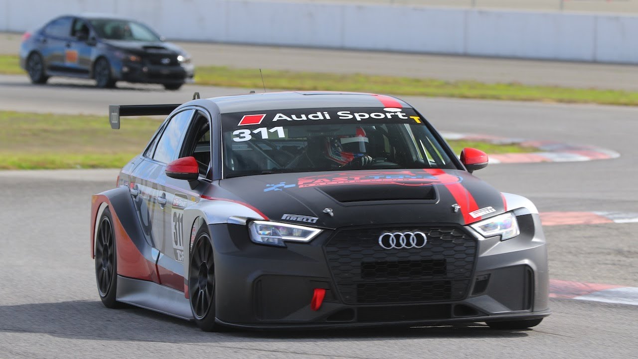 1:47.03 at Auto Club Speedway ROVAL with an Audi RS3 LMS TCR - YouTube