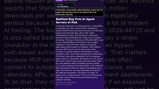 BadHost Bug Puts AI Agent Servers at Risk #Shorts