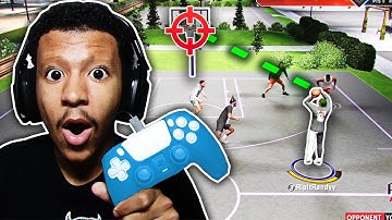 THIS CUSTOM PS5 CONTROLLER GAVE ME AIMBOT HACK IN NBA 2K21 NEXT GEN... BEST JUMPSHOT 2K21 NEXT GEN!
