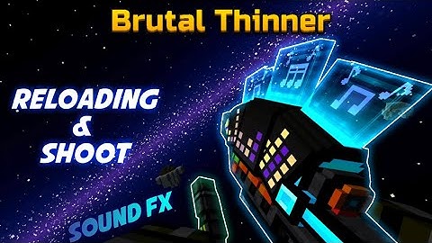 Brutal Thinner (Brutal Sounder Skin) - Sound FX & Reloading Animation | Pixel Gun 3D