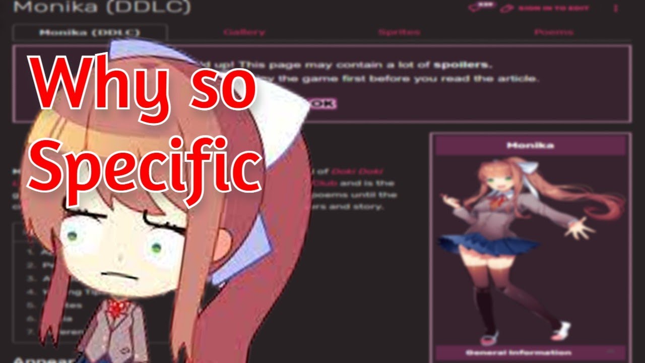 A server about DDLC and many other things, A wiki about a server about  ddlc and many other themes Wiki