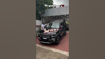 New Scorpio classic s11 delivery 🎁🎉🥳 #motivationalvideo #scorpio #scorpios11 #blackscorpio #shorts