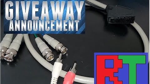 How to make SCART to RGBS Cable$ for cheap! & Free Giveaways!