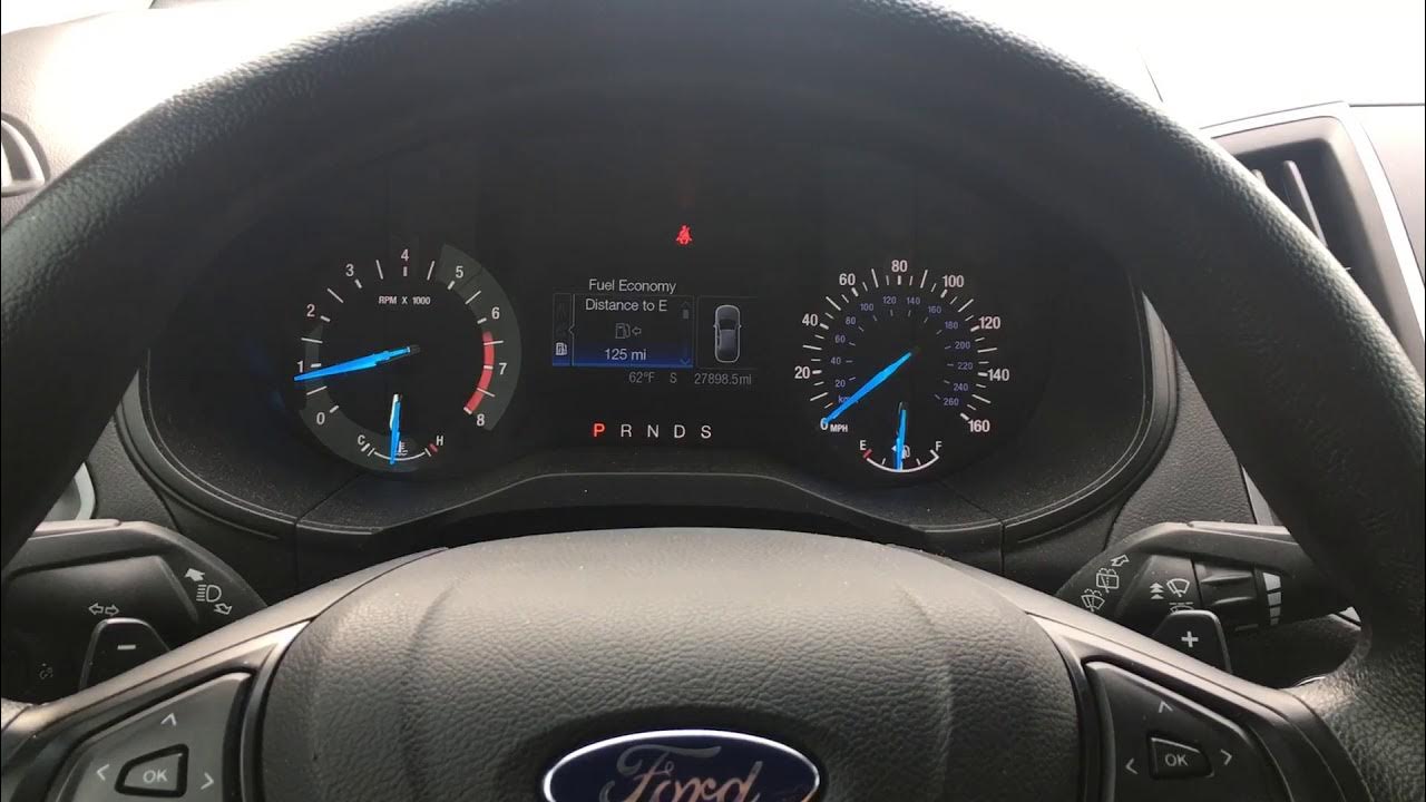 Ford Edge maintenance light reset - YouTube