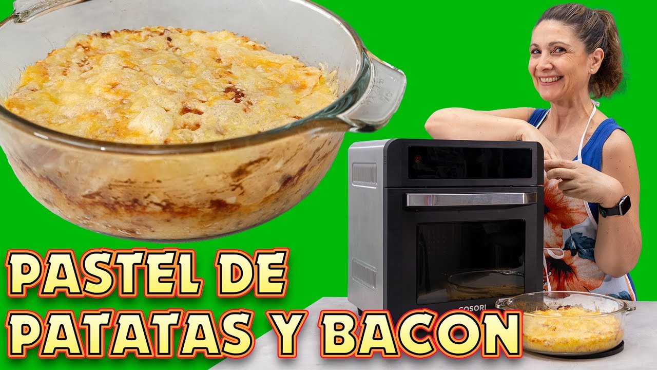 ✅ Fácil y Rápido: Pastel de Patata con Bacon en la Freidora de Aire! 🚀