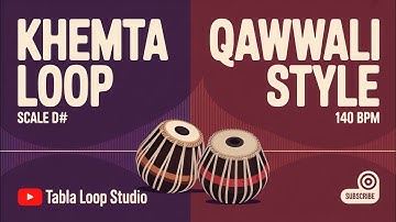 Khemta Loop for all Songs | 140 BPM | D# Kali 2 | Bhajans, Songs #rhythm #tablaloopstudio