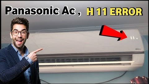 Panasonic ac error code h11 | Panasonic air conditioner h11 error #acrepair #viralvideo 