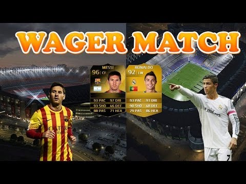 видео: FIFA 14 | CRISTIANO RONALDO VS SIF LIONEL MESSI | WAGER MATCH