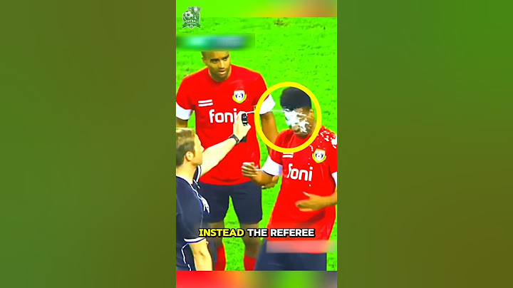 The footballer complained and the ref sprayed him #football #shorts