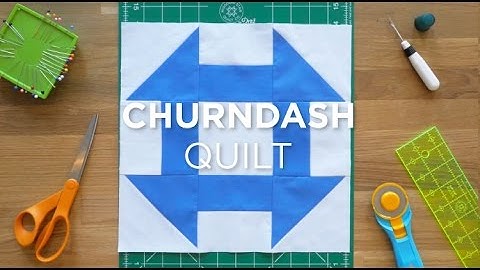 Make an Easy Churn Dash Quilt Block - Quilt Snips