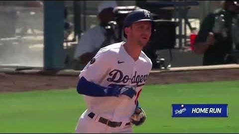 Trea Turner Grand Slam Final Game of 2021 Regular Season for the Los Angeles Dodgers