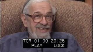Interview on Habad Hasidism (Part 1-Raw Footage) with Reb Zalman (ca.2000-2003)