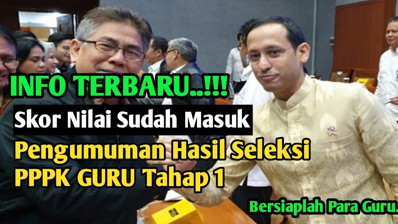 INFO Terbaru!! PENGUMUMAN HASIL SELEKSI KOMPETENSI P3K TAHAP PERTAMA