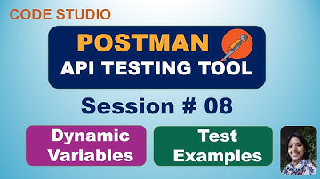 Postman - API Testing Tool  in Hindi Session#08 - Dynamic Variables & Test Examples