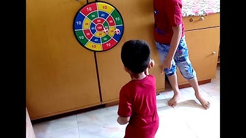 Fabric Dart Board Set. Play with kids