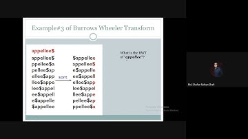 BWT Example | Burrows Wheeler Transform (BWT) Implementation on a Text/String [Worked Out Example#2]