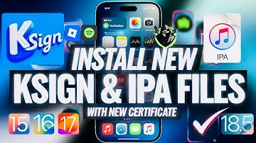 [New Update] Install K-Sign on iOS | Install IPA Files on iPhone & iPad (No PC ) iOS 15 - iOS 18.5