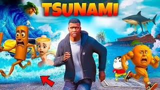 Download Lagu Franklin \u0026 Shinchan Save All Brainrot Animals from Biggest Ever Tsunami in Los Santos | GTA 5 Telugu MP3 Download Lagu Franklin \u0026 Shinchan Save All Brainrot Animals from Biggest Ever Tsunami in Los Santos | GTA 5 Telugu MP3