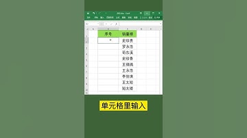 Excel之快速创建自动排序序号#excel技巧 #excel函数 #Excel