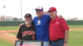 Celebrity Former Astros great Lance Berkman has high school jersey retired at Canyon High School Net Worth