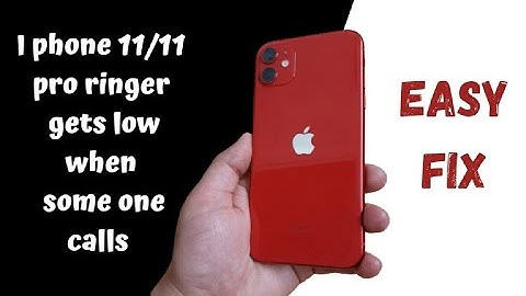 iPhone 11/11Pro Ringer Sound Volume Gets Low on Income Calls? Easy Fix