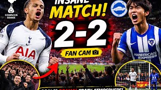 🔥 INSANE Atmosphere! Tottenham 2-2 Brighton | Fan V