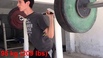 1RM (1 Rep Maximum) Squat Test - NEW SQUAT RECORD