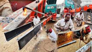 Amazing Manufacturing Process & How convert a 10 wheels truck into 12 wheels truck Part1 by Pakistani truck 51,307 views 4 months ago 41 minutes