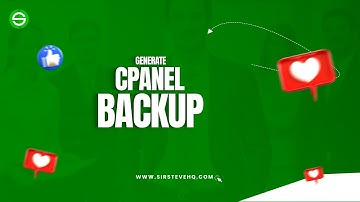 How to generate a cPanel backup and send it to FTP Server with SirsteveHQ