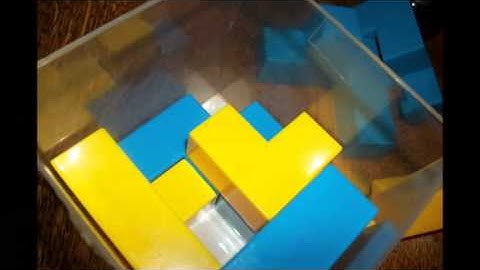 How to put together the Tetris Cube