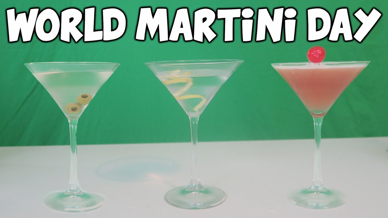 World Martini Day 3 Differnt Martini's! YouTube