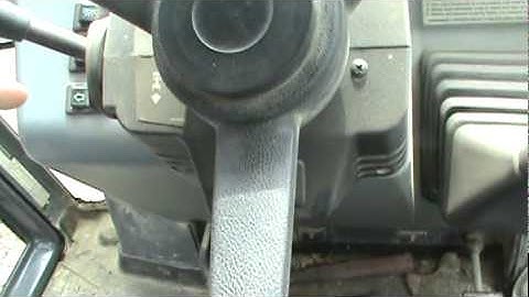 Case Backhoe Controls Part 1