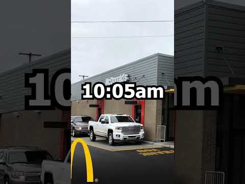 Video: Når McDonald's begynner å servere lunsj?